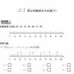6小学一年级下册数学试题-一课一练：2.5 百以内数的大小比较（1）（2页PDF文档）资料下载