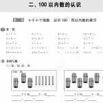 6小学一年级下册数学试题-单元周周练：第二周 100以内数的认识沪教版（9页PDF文档）资料下载
