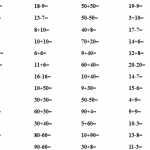 8北师大小学一年级数学下册口算练习题（4页DOC文档）资料下载