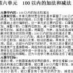 8人教版小学一年级下册数学第六单元教案（32页DOC文档）资料下载
