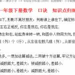 6小学一年级下册数学知识点口诀各知识点归纳复习资料（10页PDF版本）下载