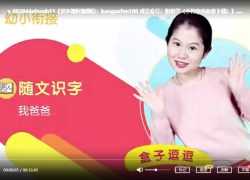 幼小衔接汉字识字启蒙课程【纳米盒幼升小-随文识字43课时完整版】百度网盘下载
