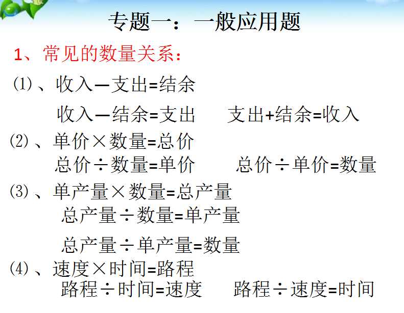 人教版小升初数学应用题专项总复习课件（PPT文档187页电子档下载）