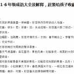8小升初复习：1-6年级成语大全及解释-赶紧给孩子收藏好!（15页DOC文档）资料下载