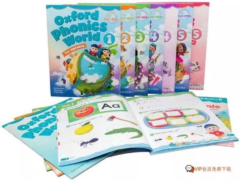 超火的牛津自然拼读 Oxford Phonics World 全套（教材+视频+音频+练习册+游戏+软件）百度网盘下载