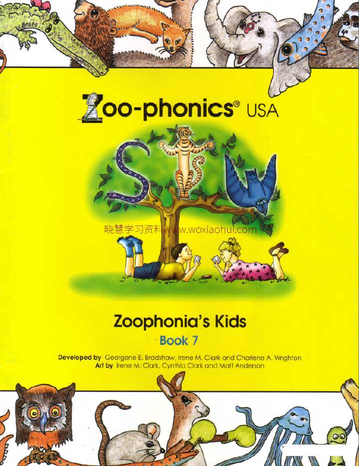 超经典自然拼读入门教程《Zoophonia’s Kids》（7册PDF+5册音频）百度网盘下载