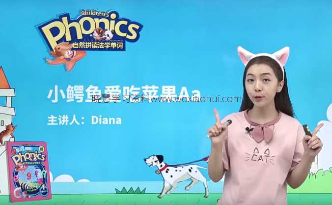 自然拼读胡金铭Diana戴安娜老师（1到4章+终章）-自然拼读法学单词视频课 百度网下载