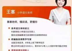 朴新网校【16讲完结】王塞【大师班】小学语文阅读提分班（进阶）视频课程百度网盘下载