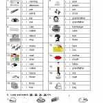 8沪教版上海小学一年级上学期末英语复习卷（2页word文档）电子档可打印版资料下载