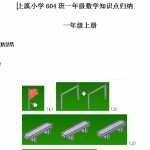 8北师大版小学一年级数学知识点归纳整理（12页DOC文档）资料下载