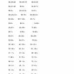 8小学一年级下册暑假-数学计算题练习1200道（5页DOC文档）资料下载