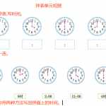 8小学一年级数学认识钟表单元试卷下册（4页DOC文档）资料下载