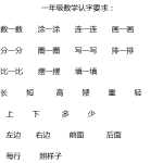 8小学一年级数学必识字下册（2页DOC文档）资料下载