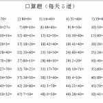 8小学一年级每天口算题、竖式计算、应用题(30天)下册（10页DOC文档）资料下载