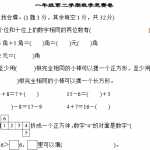 8小学一年级第二学期数学竞赛卷下册（6页DOC文档）资料下载