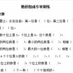 6小学一年级下册数的组成专项训练（4页DOC文档）资料下载